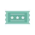 Entry ticket Line Style vector icon which can easily modify or edit Royalty Free Stock Photo