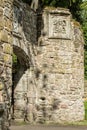 Entry in to castle grounds Royalty Free Stock Photo