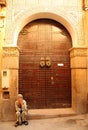 Entry to the mosque