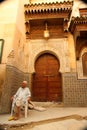 Entry to the mosque