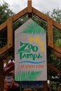 Entry to ZooTampa at Lowry Park Royalty Free Stock Photo