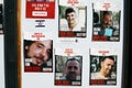 hostages posters at the Western Wall in Jerusalem, Israel Ã¢â¬â 27 Dec, 2023 Royalty Free Stock Photo