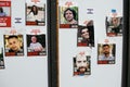 hostages posters at the Western Wall in Jerusalem, Israel Ã¢â¬â 27 Dec, 2023 Royalty Free Stock Photo