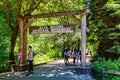 Entryway signage at Muir Woods National Monument, Mill Valley, California