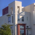 Entryway to a modern home in Daybreak Utah Royalty Free Stock Photo