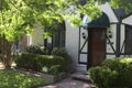 Entryway to Tudor Style House