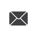 Envelop black icon