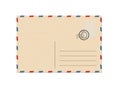 Envelope air mail. Royalty Free Stock Photo