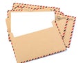Envelope brown-gray wood