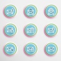 Envelope buttons