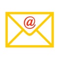 Envelope with email symbol