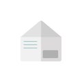 Envelope Flat Icon. Letter Vector Element Can Be Used For Envelope, Letter Design Concept. Royalty Free Stock Photo