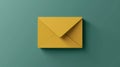 Envelope icon on green background. Eps 10 vector file. Generative AI Royalty Free Stock Photo