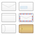 Envelope Icons EPS Royalty Free Stock Photo