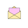 Envelope Ilustration Royalty Free Stock Photo