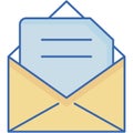 Envelope Isolated Vector icon which can easily modify or edit