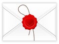 Envelope love stamp