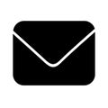 Envelope mail isolated icon Royalty Free Stock Photo