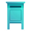 Envelope mailbox icon, cartoon style Royalty Free Stock Photo