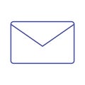 Envelope message letter communication isolated icon design