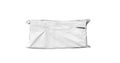 Envelope poly mailer parcel bag isolated on white background , clipping path