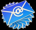 Envelope Shows E-mail Online To Communicate Information