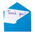 Envelope with Thank You Note