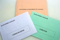 Envelopes for the Elections on Canary Islands: envelopes and ballots