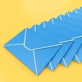 Envelopes Shows E-mail Symbol Contacting Sending Inbox