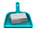 Envelopes with unwanted messages on the scoop