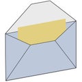 Enveloppe icon Royalty Free Stock Photo