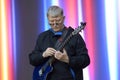 Enver Izmaylov, famous Crimean-Tartar guitarist, playing the guitar on stage