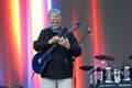 Enver Izmaylov, famous Crimean-Tartar guitarist, playing the guitar on stage