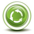 Enviromental recycling icon