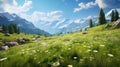 environment alpine meadows grassy