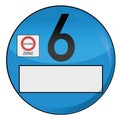 Environment badge number 6