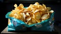 environment bags of chips Royalty Free Stock Photo