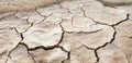 Environment of dry and cracked land Natural disaster, summer. texture background Royalty Free Stock Photo