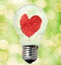 Environment friendly bulb Royalty Free Stock Photo