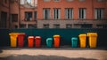 environment garbage stations the city containers neat trash urban clean public