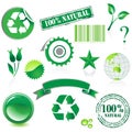 Environment icon set Royalty Free Stock Photo