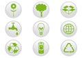 Environment Icon Set. Royalty Free Stock Photo