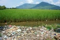 Environment problem, landfill, farmland, polluted