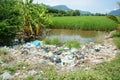 Environment problem, landfill, farmland, polluted