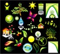 Environment recycle Icon set Royalty Free Stock Photo