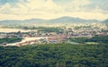 Environment of phuket view from koh sirey temple.