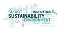 Environment, smart cities and sustainability tag cloud