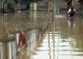 ENVIRONMENTAL DISASTER DAMAGE FLOOD Royalty Free Stock Photo