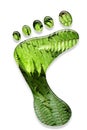 Environmental footprint. Royalty Free Stock Photo