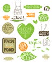 Environmental icons, labels, badges